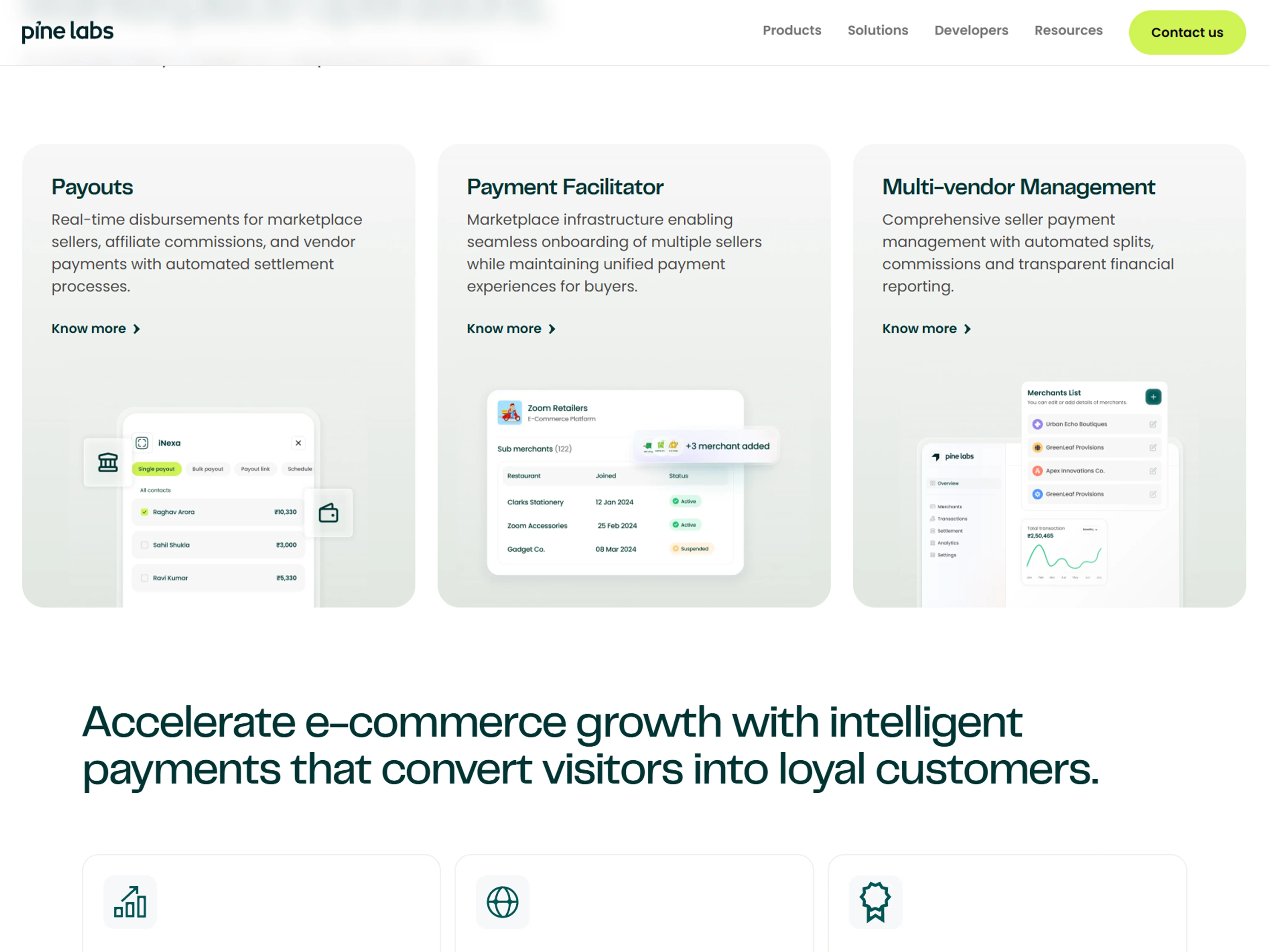 Pine Labs website revamp